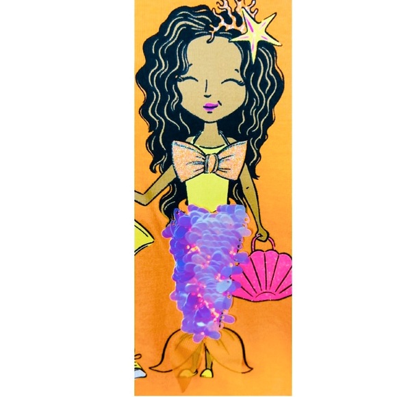 SKOOKY NIGHTS Halloween Peplum Top & Leggings Set Girl’s Size 8 - Picture 7 of 9